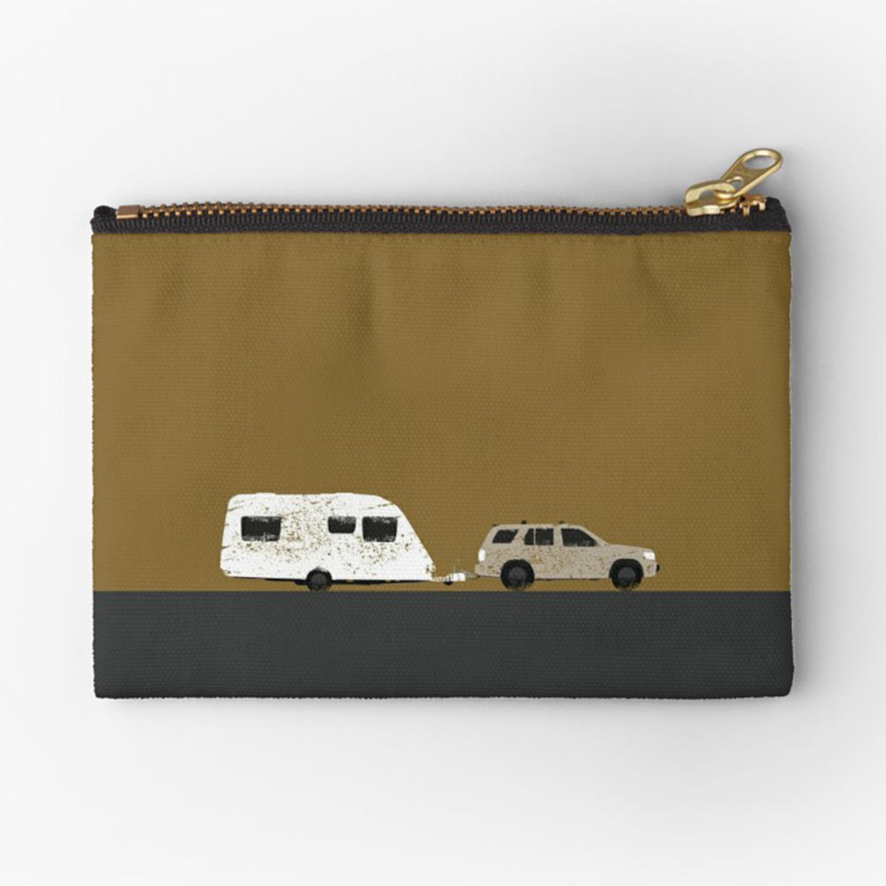 Caravan-Gold-zip-pouch